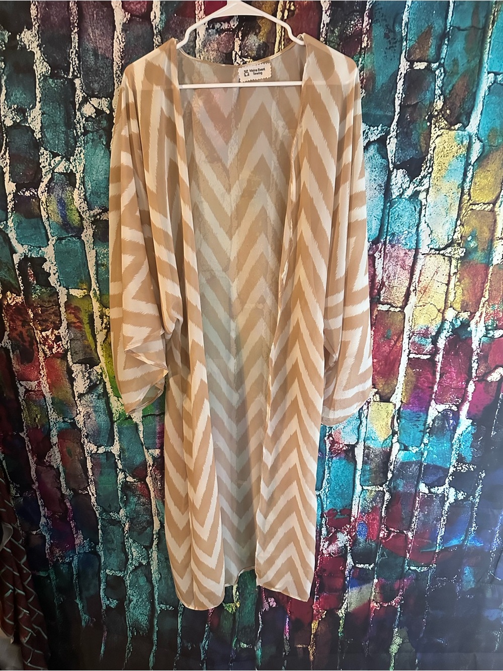 Gold and White Unisex Caftan